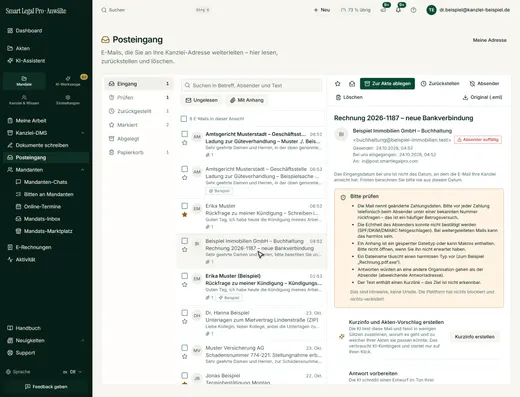 Warnband: geänderte Zahlungsdaten, falsche Antwortadresse, verdächtiger Anhang